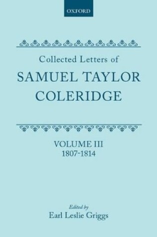 Cover of Volume 3: 1807-1814