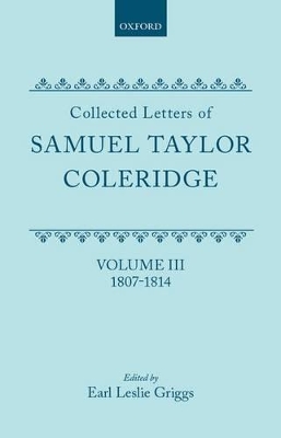 Book cover for Volume 3: 1807-1814