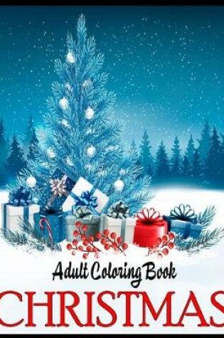 Cover of Adult coloring book Christmas