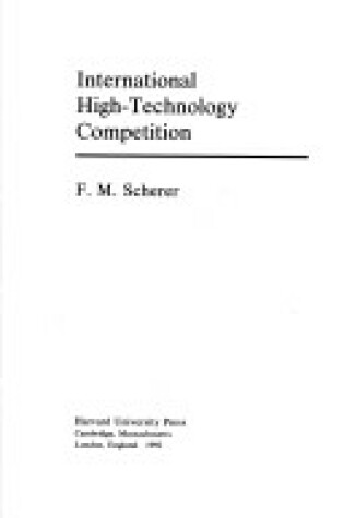 Cover of International High-Technology Competition