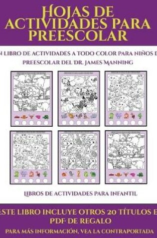 Cover of Libros de actividades para infantil (Hojas de actividades para preescolar)