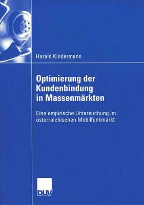 Book cover for Optimierung Der Kundenbindung in Massenmarkten