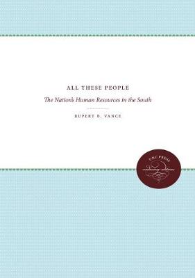 Book cover for All These People