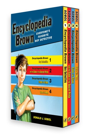 Book cover for Encyclopedia Brown Box Set (4 Books)