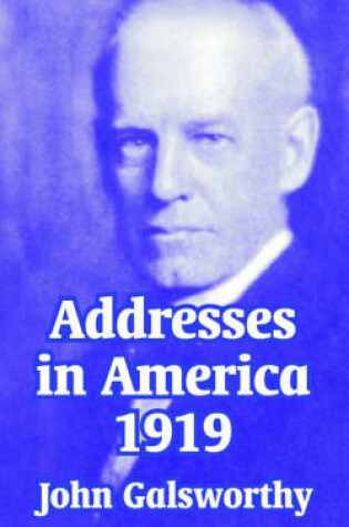 Cover of Addresses in America 1919