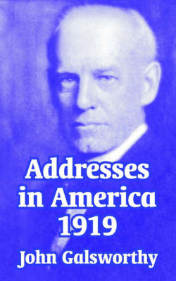 Book cover for Addresses in America 1919