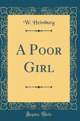 Cover of A Poor Girl (Classic Reprint)