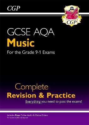 Cover of GCSE Music AQA Complete Revision & Practice (with Audio & Online Edition)