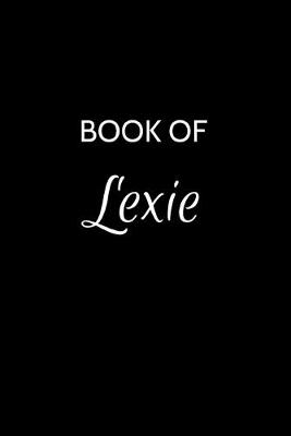 Book cover for Book of Lexie