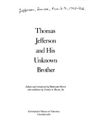 Book cover for Thomas Jefferson and His Unknown Brother