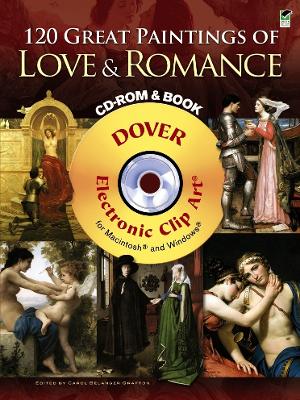 Book cover for 120 Great Paintings of Love and Romance
