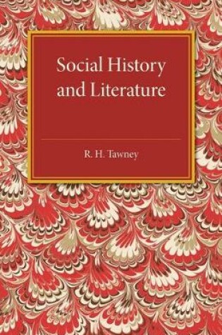 Cover of Social History and Literature