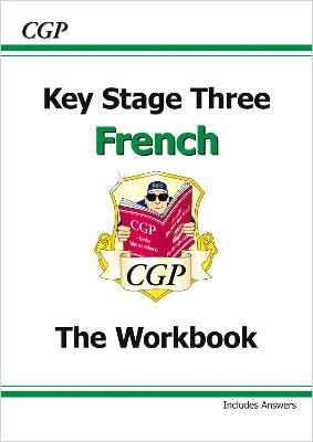 Cover of KS3 French Workbook with Answers