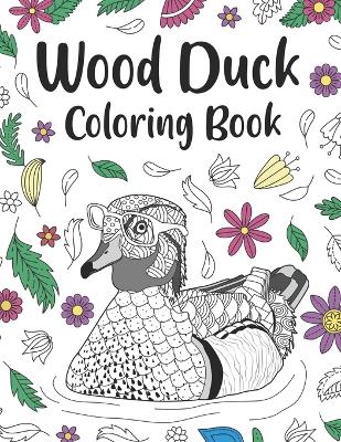 Book cover for Wood Duck Coloring Book