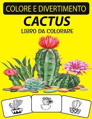 Book cover for Cactus Libro Da Colorare