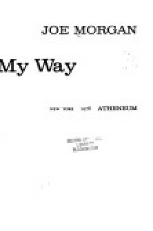 Cover of Baseball My Way