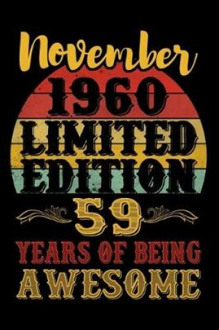 Cover of November 1960 Limited Edition 59 Years Of Being Awesome