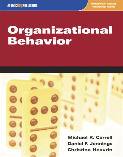 Book cover for Organizational Behavior