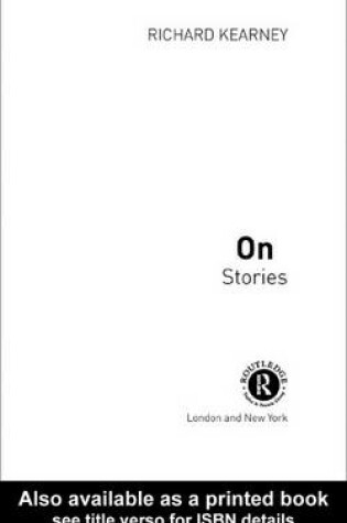 Cover of On Stories