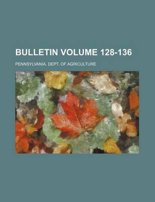 Book cover for Bulletin Volume 128-136