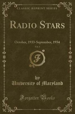 Cover of Radio Stars, Vol. 3