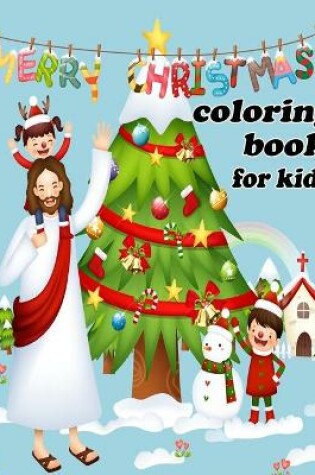 Cover of Merry Christmas Coloring book For kids