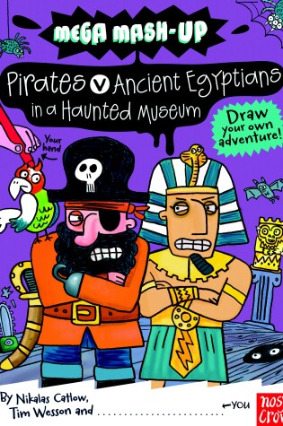 Cover of Ancient Egyptians vs. Pirates in a Haunted Museum