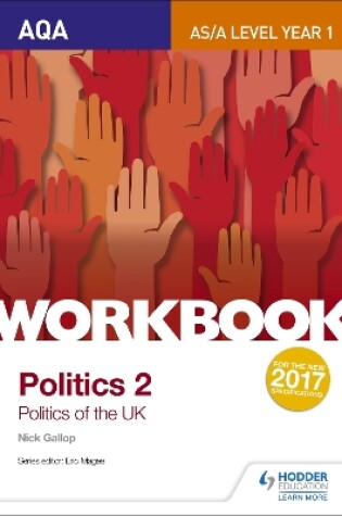 Cover of AQA AS/A-level Politics workbook 2: Politics of the UK