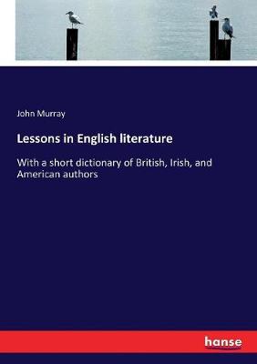 Book cover for Lessons in English literature