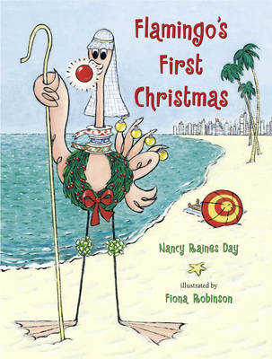 Book cover for Flamingo's First Christmas