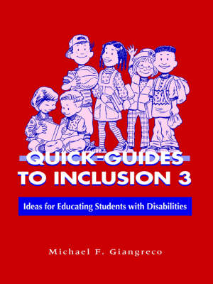 Book cover for Quick Guides to Inclusion 3