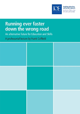 Book cover for Running ever faster down the wrong road