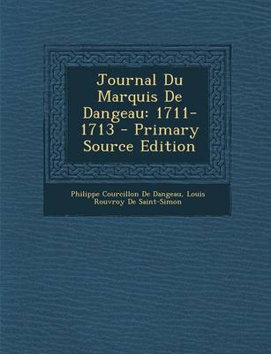 Book cover for Journal Du Marquis de Dangeau