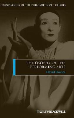 Cover of Philosophy of the Performing Arts