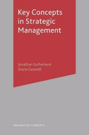 Cover of Key Concepts in Strategic Management