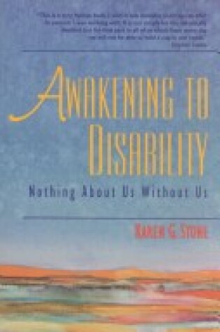 Cover of Awakening to Disability