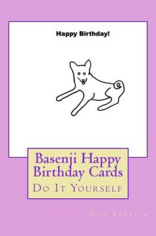 Cover of Basenji Happy Birthday Cards