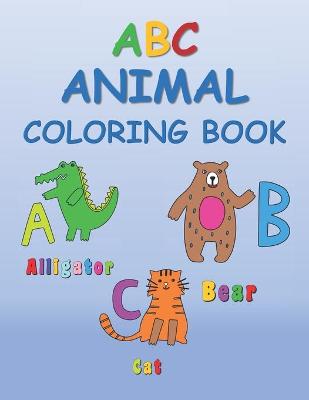 Book cover for ABC Animal Coloring Book