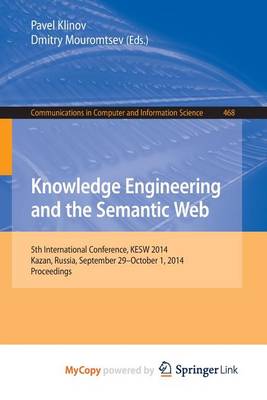 Book cover for Knowledge Engineering and the Semantic Web
