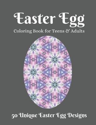 Book cover for Easter Egg Coloring Book for Teens & Adults