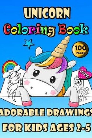 Cover of Unicorn Coloring Book