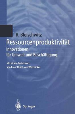 Book cover for Ressourcenproduktivität