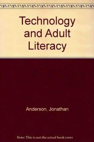 Cover of Technology and Adult Literacy