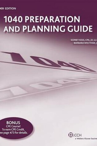 Cover of 1040 Preparation and Planning Guide