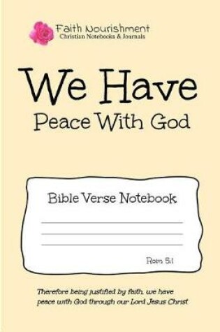 Cover of We Have Peace with God