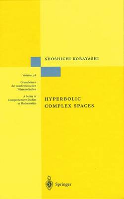 Book cover for Hyperbolic Complex Spaces