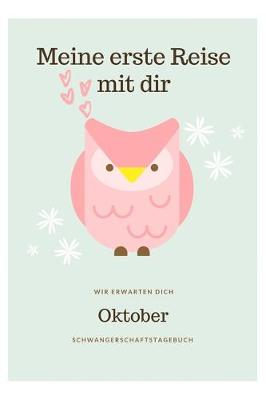 Book cover for Schwangerschaftstagebuch Wir erwarten dich Oktober