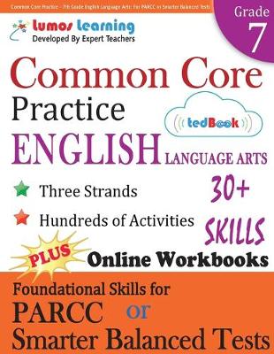 Book cover for Common Core Practice - 7th Grade English Language Arts