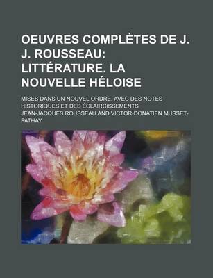 Book cover for Uvres Completes de J.J. Rousseau (9)