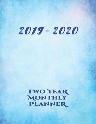 Book cover for 2019-2020 Two Year Monthly Planner. 24 Month Appointments Calendar